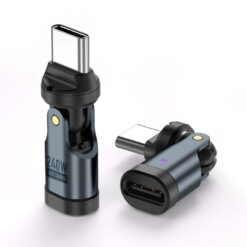 SlimWin USB-C – USB-C 240W / 480 Mbps Gyorstöltő Adapter – 540° Forgatható