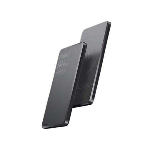 SlimWin Ultra Vékony Magsafe Powerbank - 5000 mAh, Szürke színben