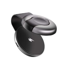 SlimWin Mini 3 az 1-ben vezeték nélküli, töltő félig nyitott állapotban, kerek forma