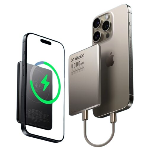 SlimWin Ultra Vékony Magsafe Powerbank - 5000 mAh - Image 4