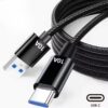 SlimWin USB-C 120W 10A-es Gyorstöltő és Adatkábel 480Mbps