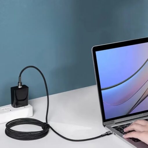 SlimWin USB-C-USB-C 120W Gyorstöltő és Adatkábel 480Mbps - Image 6
