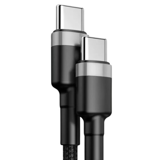 SlimWin USB-C-USB-C 120W Gyorstöltő és Adatkábel 480Mbps - Image 2
